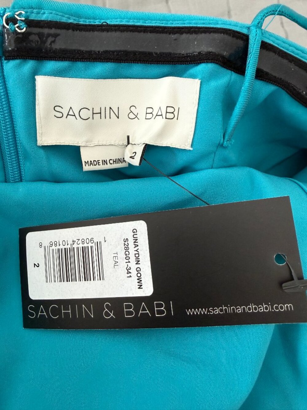 NEW with tags Sachin & Babi Gunaydin Gown SZ 2 Retail $699 - Picture 7 of 10